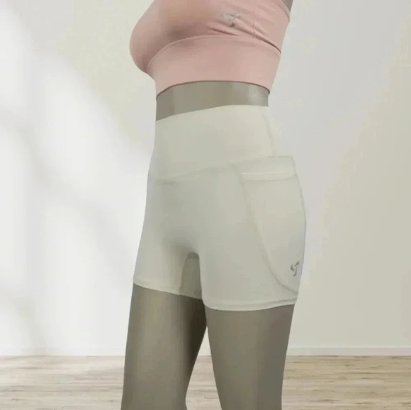 Pedigree eMPWR Women High-Waist Workout Shorts | Dual Pockets | No Front Seam - Picture 2 of 5